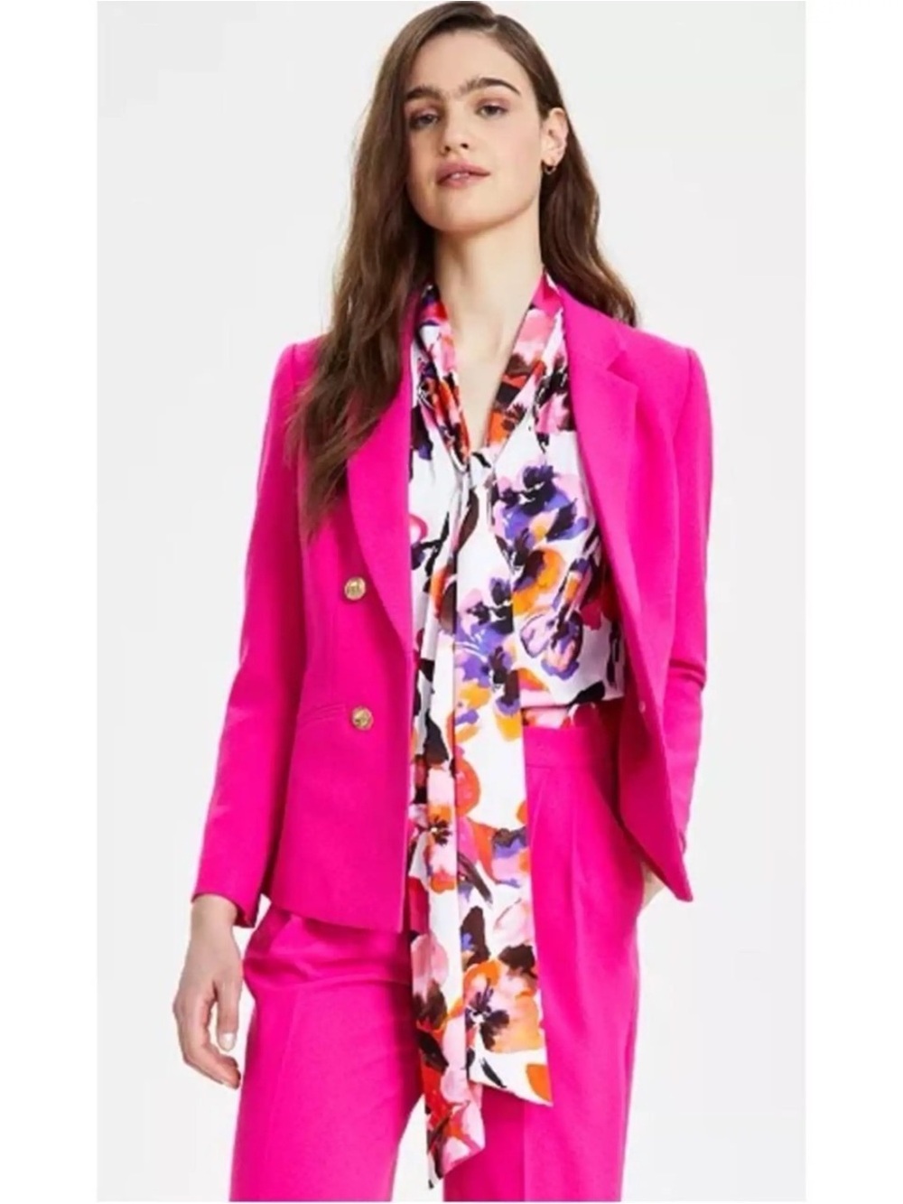 NWOT Bar III Hot Pink Blazer XS